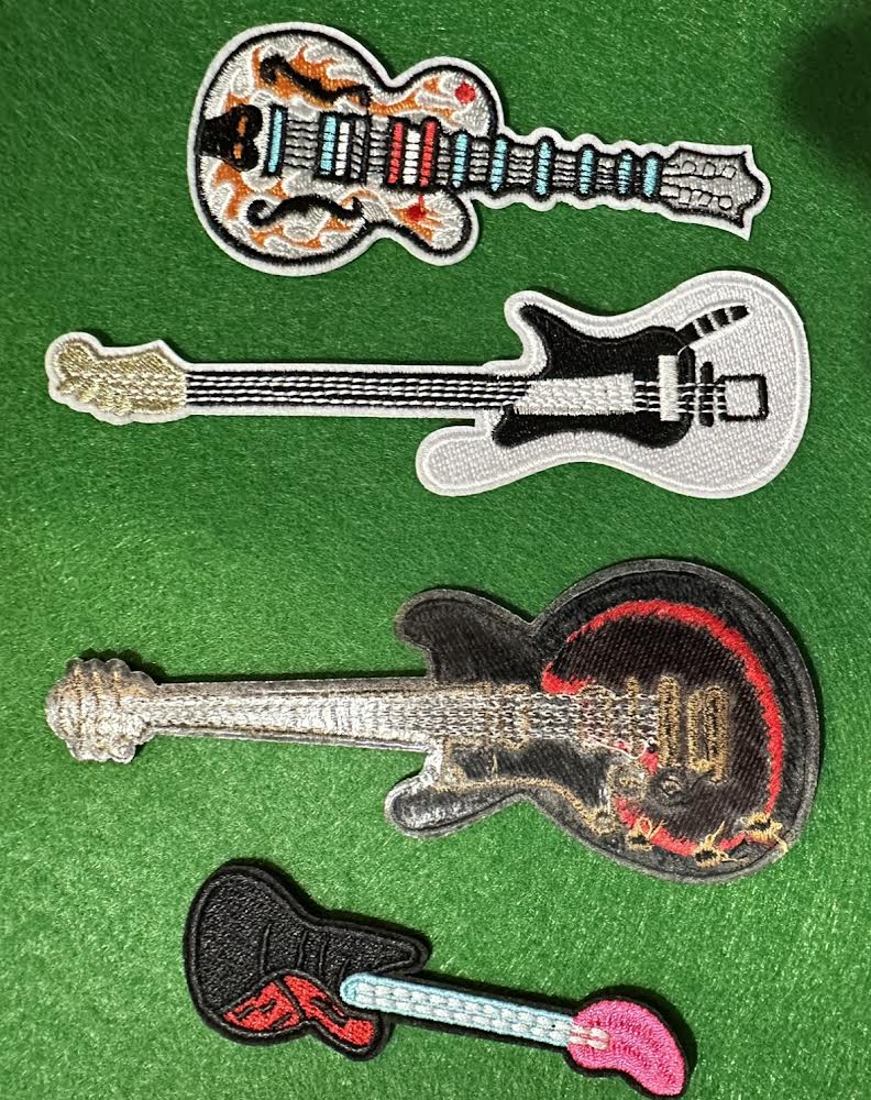 Embroidered Guitars (Patches)