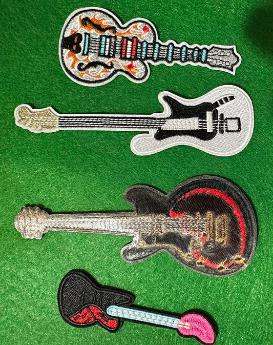 Embroidered Guitars (Patches)